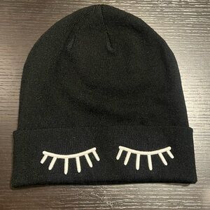 H&M women’s lashes beanie black